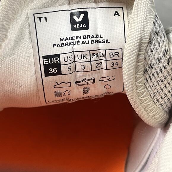 Veja Venturi Alveomesh Women’s Size 5 Casual Sneakers White Running Shoes - Picture 7 of 7